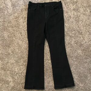 American Eagle Ultra High Rise Flare Hem Slit Jeans